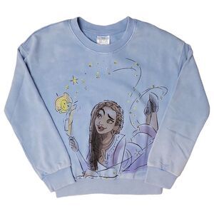 Wish - Character Girl's Mineral Washed Embroidery Soft and Comfortable Graphic P